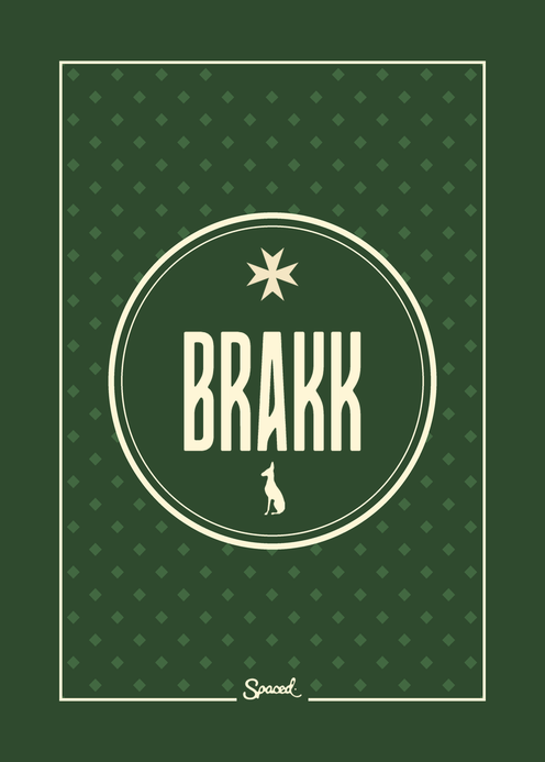 Brakk card back