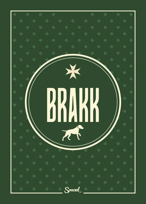 Brakk card back