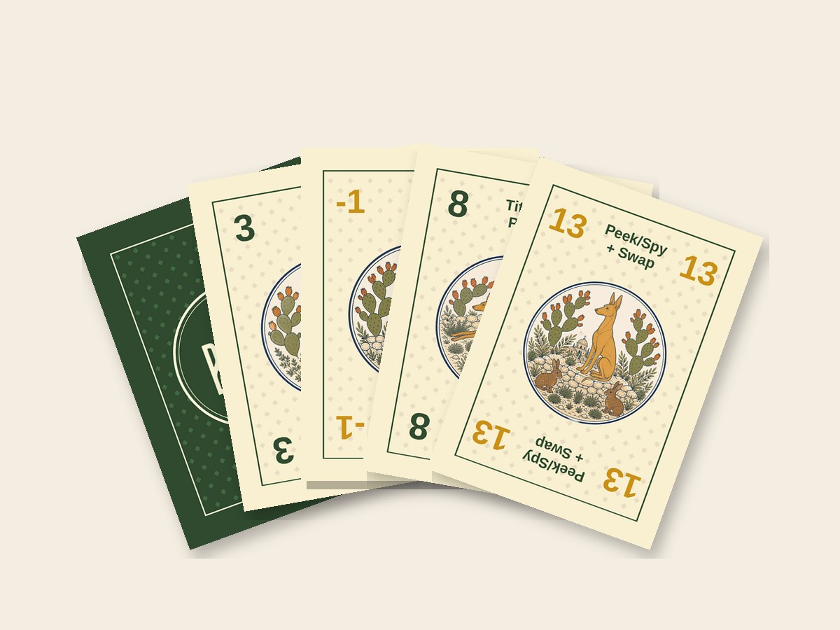 A fan of Brakk cards with the Brakk card back