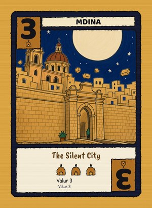 A Ħolma Mdina place card